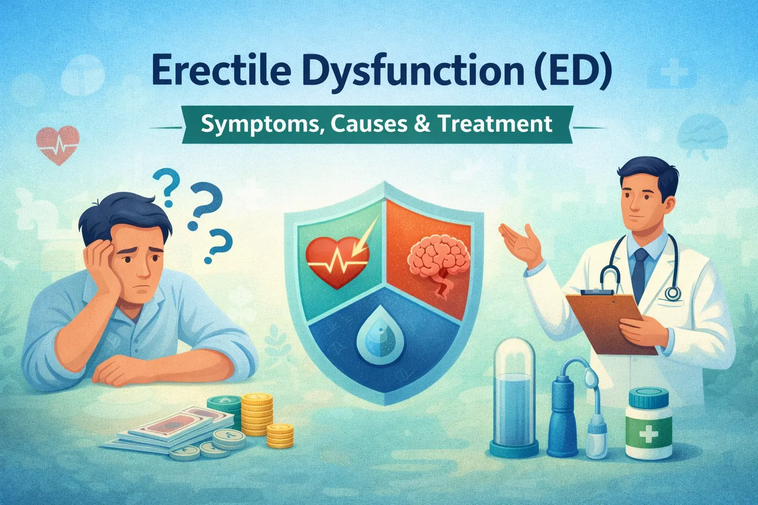 Erectile Dysfunction: Symptoms, Causes, and How It’s Treated (2026 Guide)