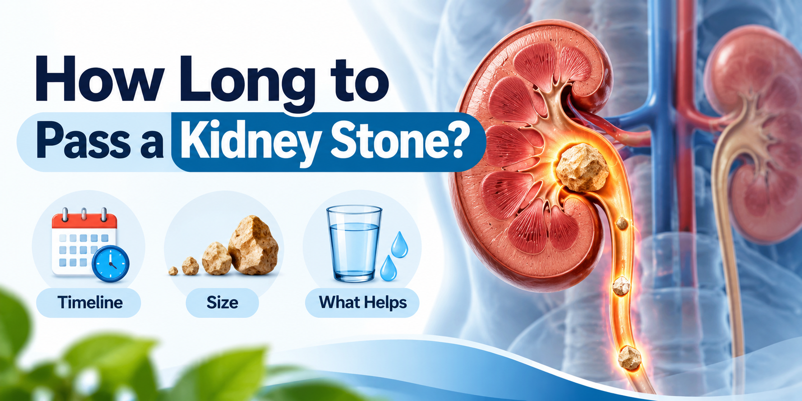 How Long Does It Take to Pass a Kidney Stone? Timeline, Size, and What Helps