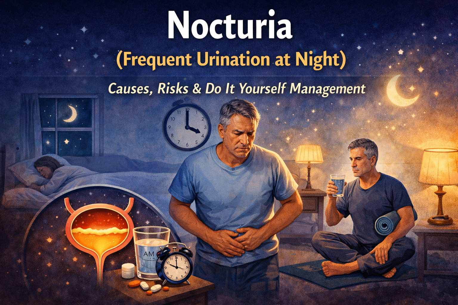 Nocturia (Frequent Urination at Night): Causes, Risks & Do It Yourself Management