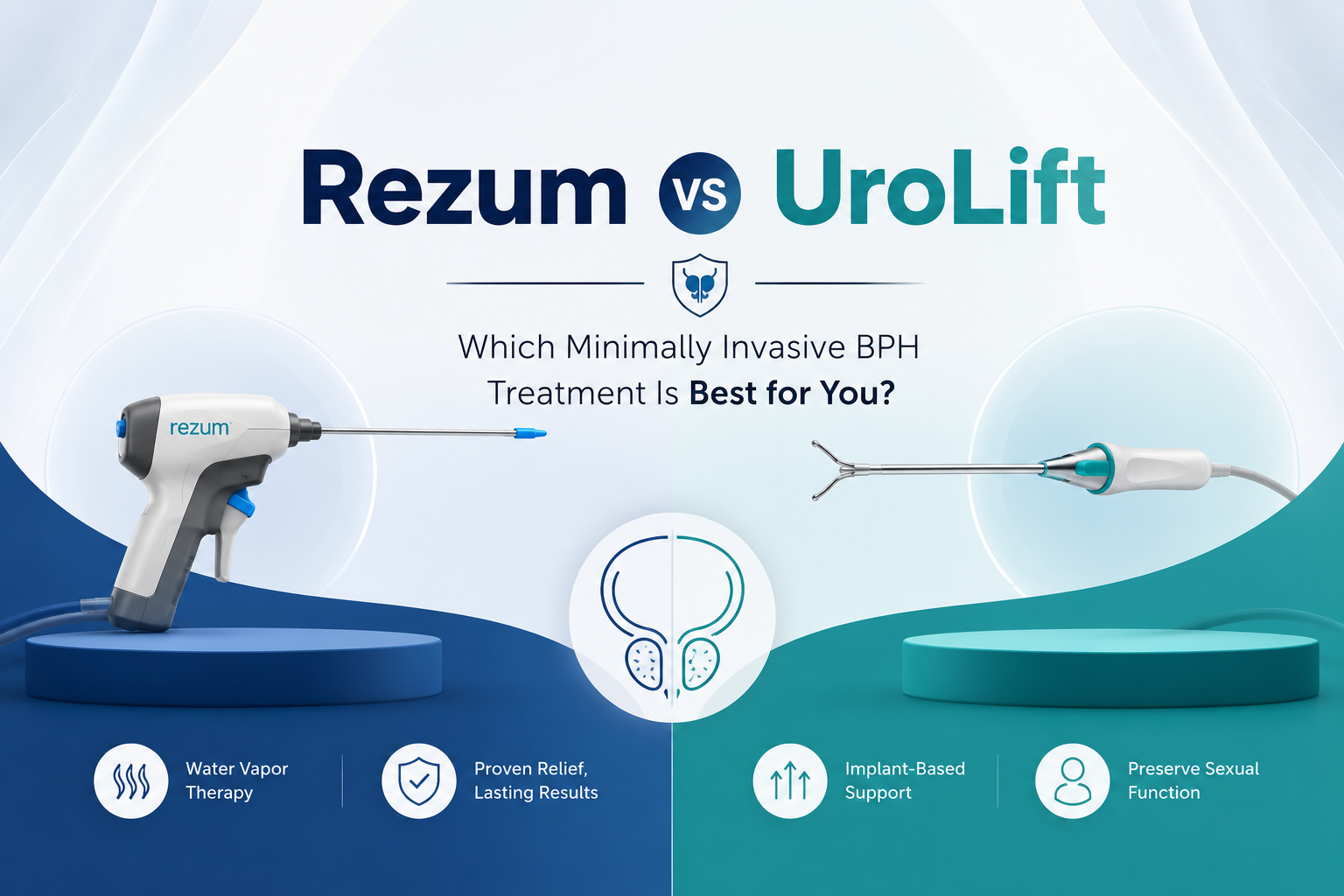 Rezum vs UroLift: Which Minimally Invasive BPH Treatment Is Best for You?