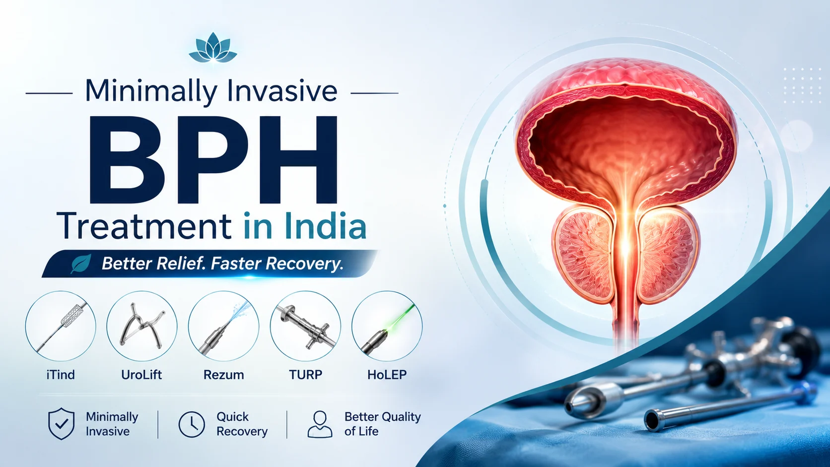Minimally Invasive BPH Treatment in India: What Actually Works, What It Costs, and How to Choose