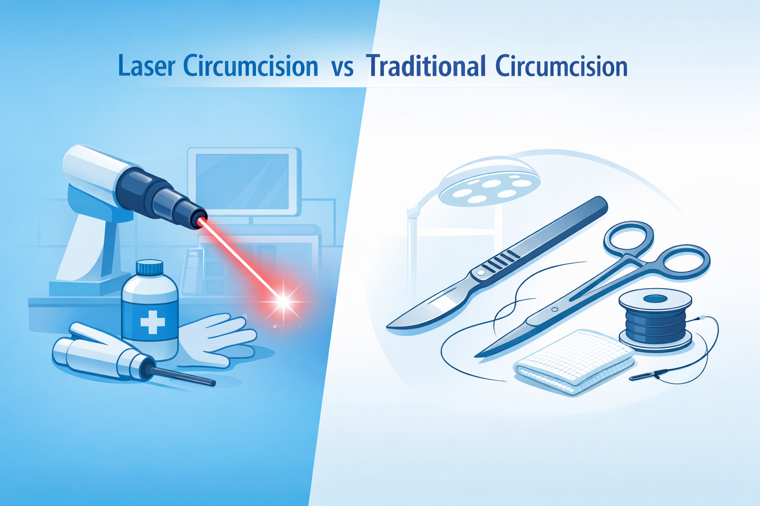 Laser Circumcision vs Traditional Circumcision: Which One Is Better?