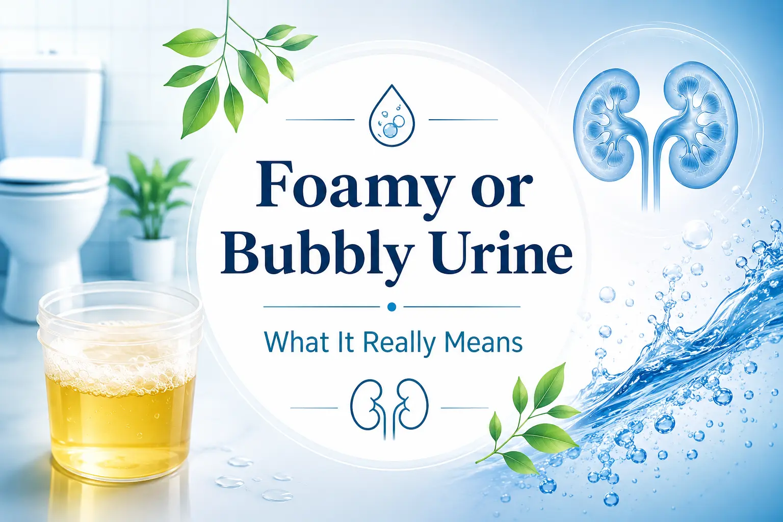 Foamy or Bubbly Urine: What It Really Means