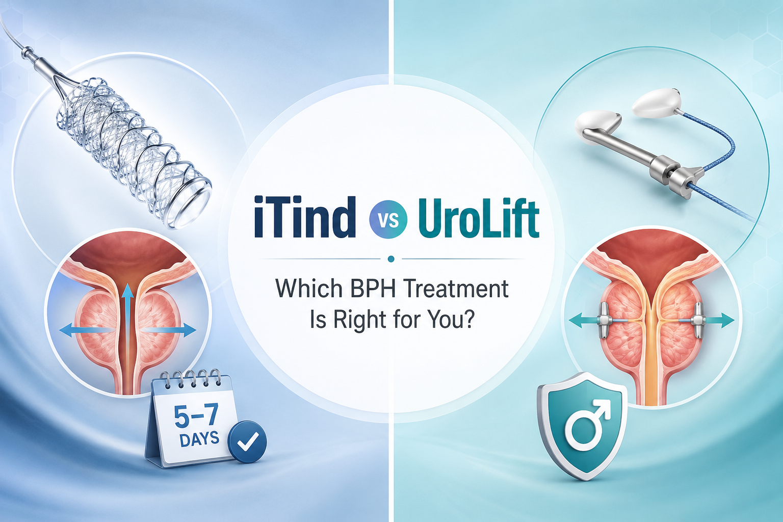 iTind vs UroLift: Which BPH Treatment Is Right for You? (2026 Guide)
