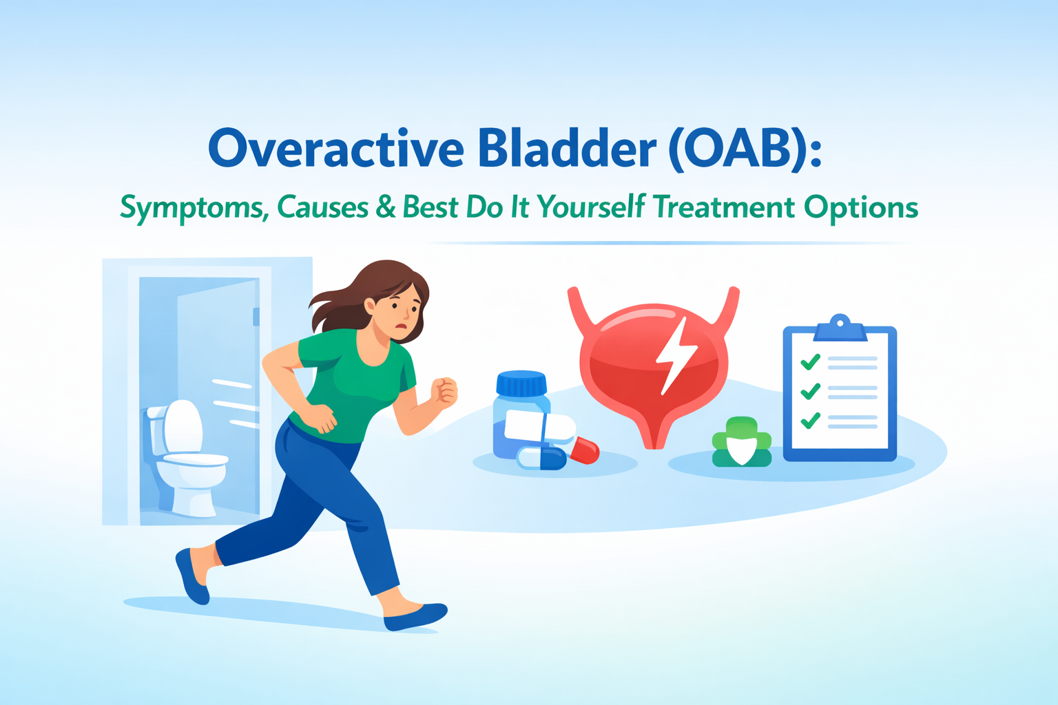 Overactive Bladder (OAB): Symptoms, Causes & Best Do It Yourself Treatment Options